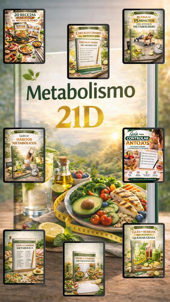 Activa tu Metabolismo y Desinflamate en 21 días